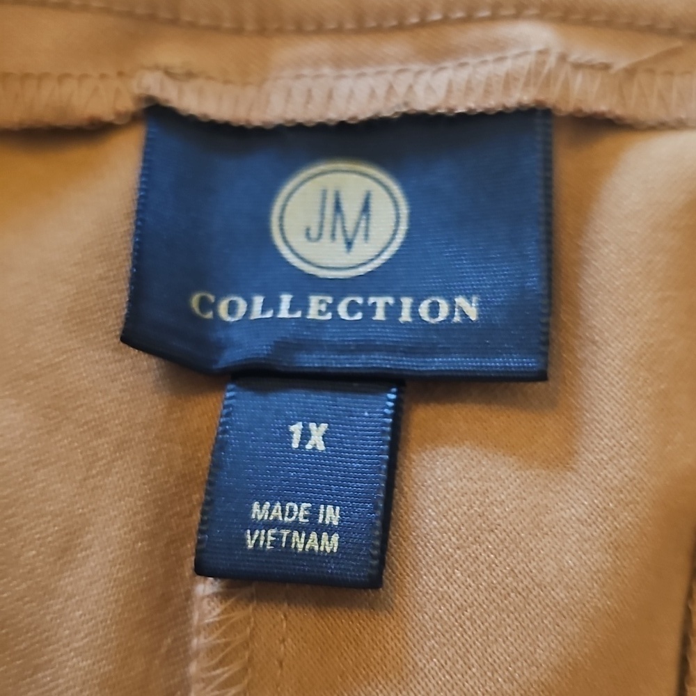 NEW JM Collection Plus Size Pull On Cambridge Pants Canyon Trail 1X - Picture 12 of 15